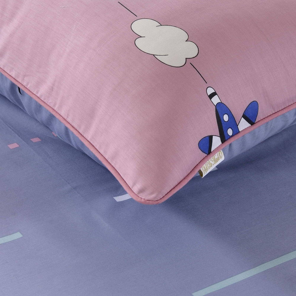 Детское постельное белье Sofi De MarkO Самолетики розовое