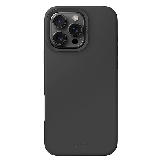 Чехол Uniq Lino MagSafe для iPhone 16 Pro Max серый (IP6.9P(2024)-LINOHMGRY)