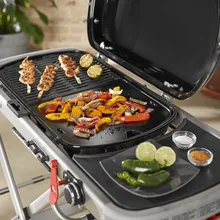 Портативный газовый гриль Weber Traveler, 1 горелка, чёрный