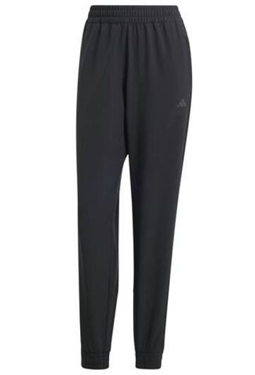 Женские теннисные брюки Adidas Pacer All Gym 3-Stripes Woven MidRise - black