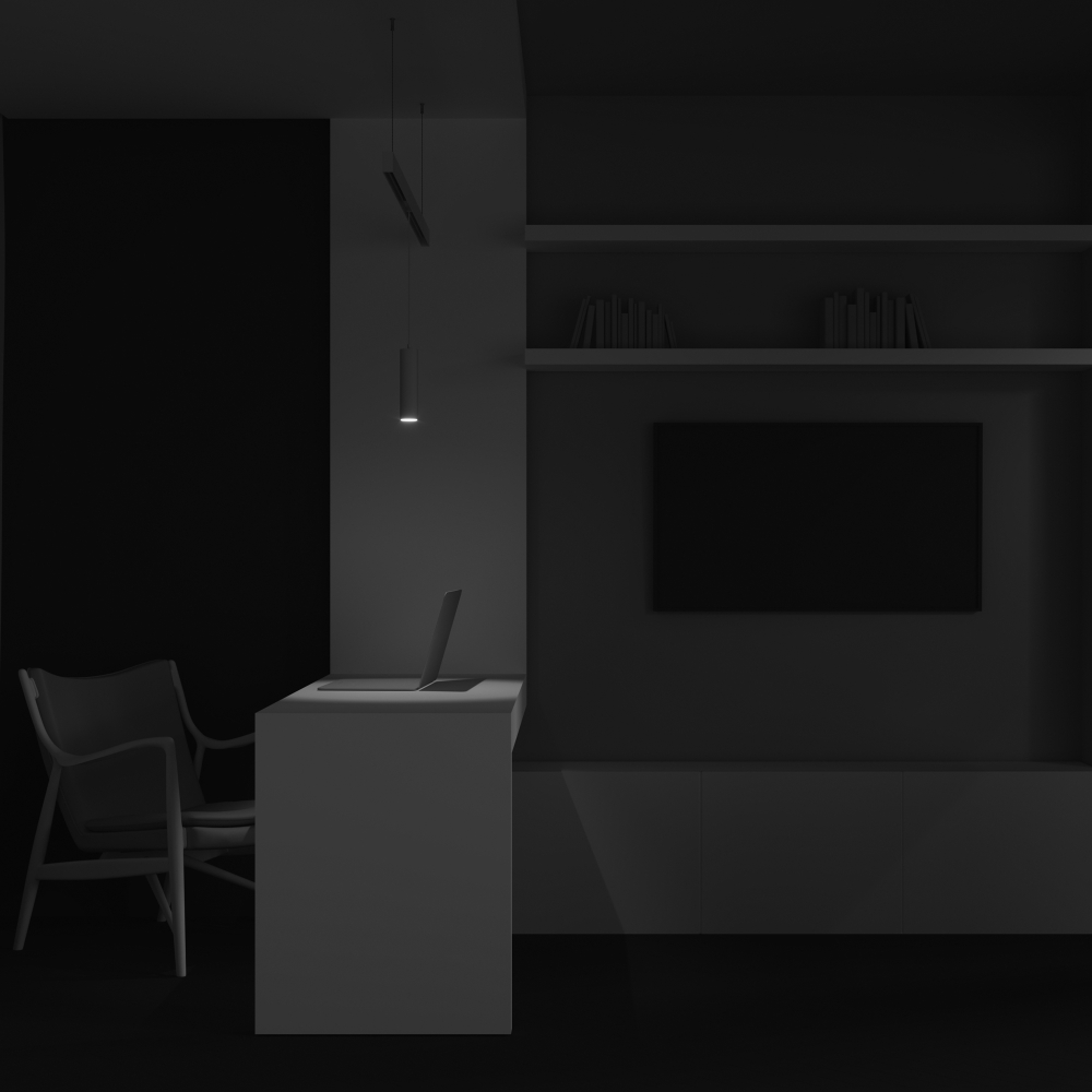 Трековый подвесной светильник Technical TR041-2-12W3K-W