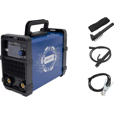 Инверторный сварочный аппарат (160 А; 3+1.5 м; ПВ 60%) Richip MiniArc 160Ultra