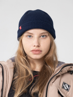 Шапка короткая синяя Город Горький