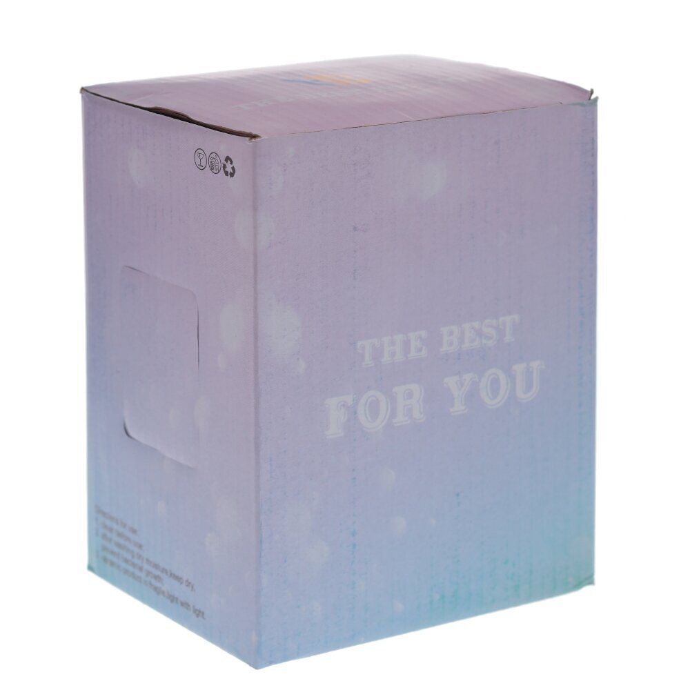 GAEM Кружка с крышкой и ложкой, 400 мл, L11 W7,5 H12 см, 4в.