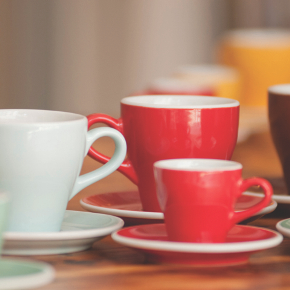 Кофейная пара Loveramics C088-37BWH/C088-38BWH