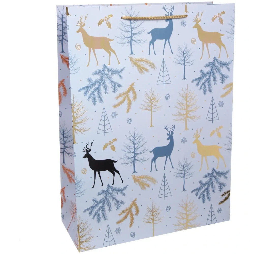 Пакет подарочный «Новогодний стиль» 31*42*12 см