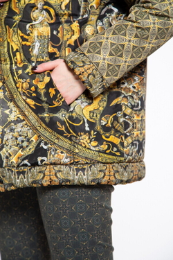 Куртка "Негроли", по мотивам чеканных доспехов 16-го века мастера оружейного дела миланца Филиппо Негроли