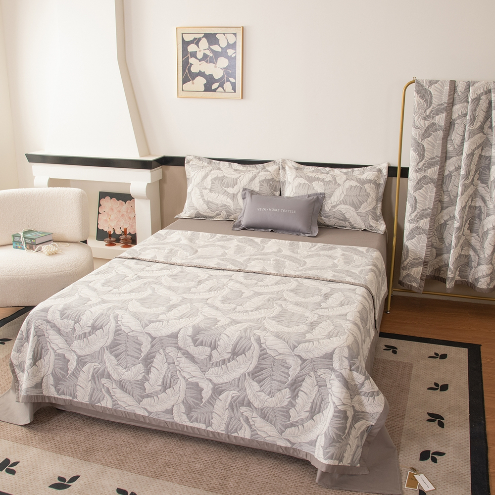 Комплект постельного белья Сатин Aurora Veil/Вуаль Авроры с Покрывалом AV008