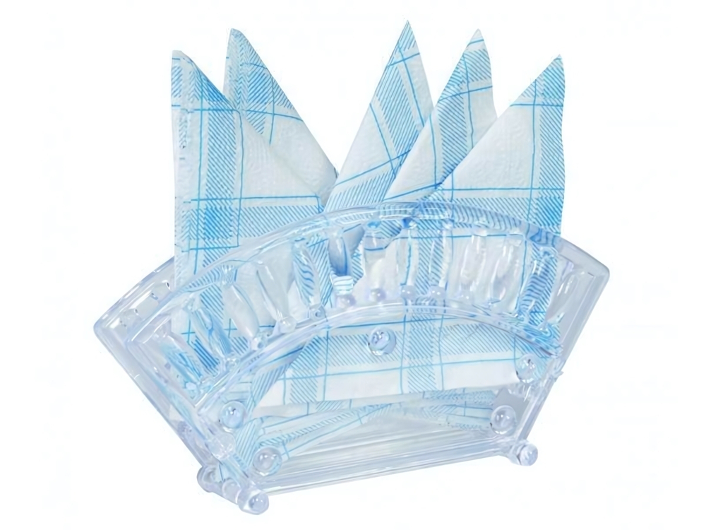 Салфетница прозрачная 175*50*100мм