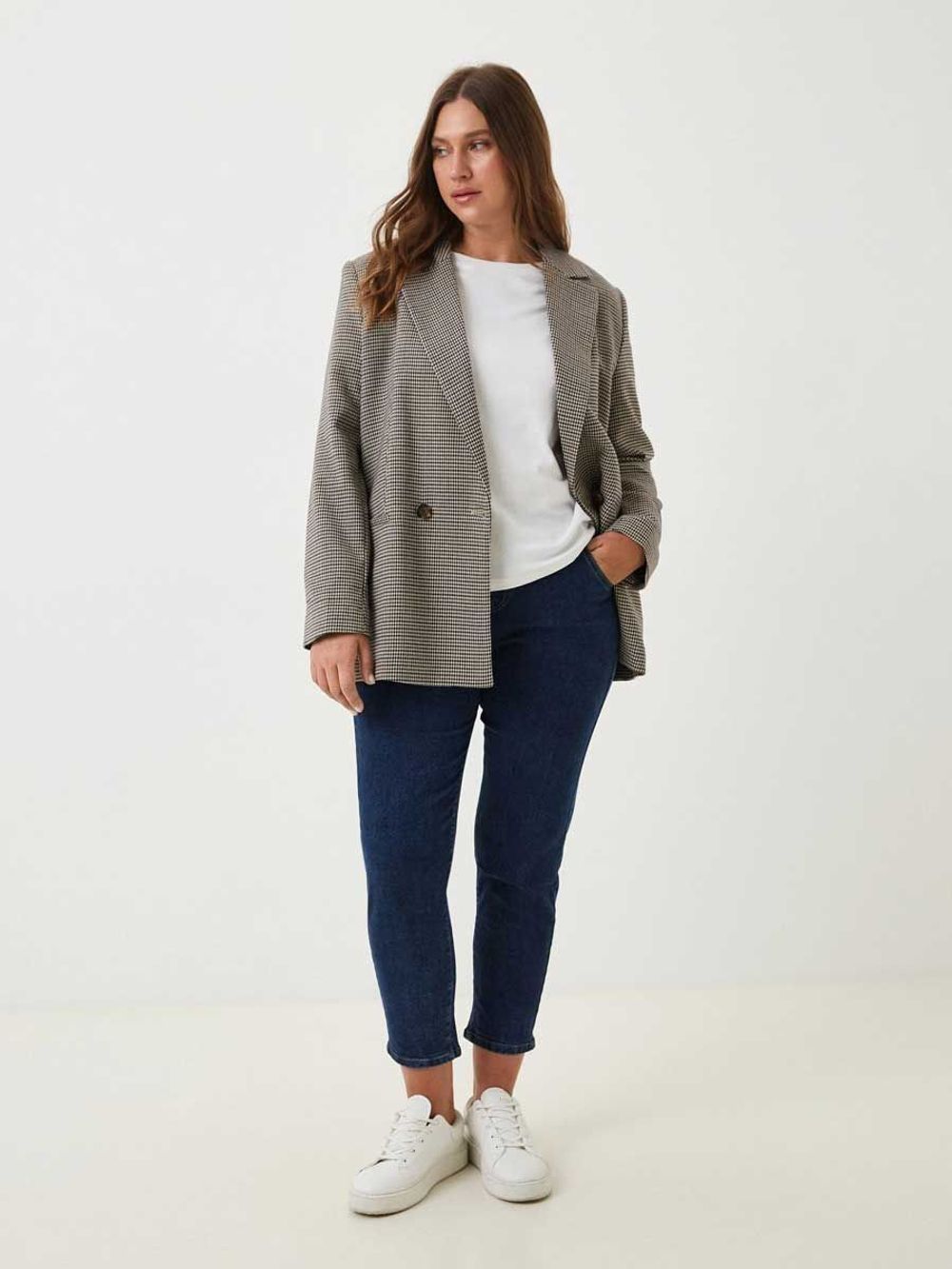 Джинсы утепленные больших размеров