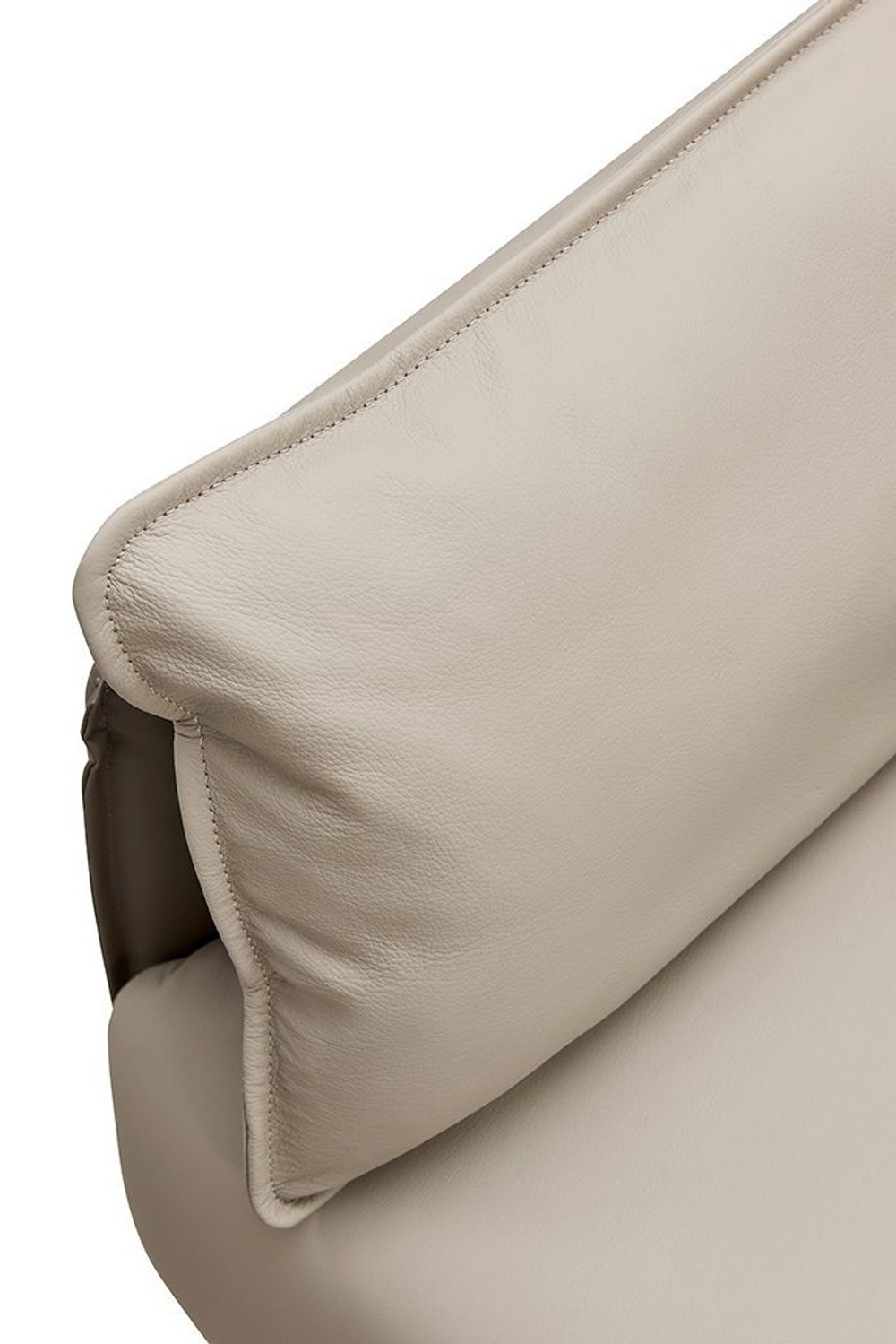 Диван ELEGANTE NAPPA SF015 угловой (3-х местный правый угол) бежевый/коричневый