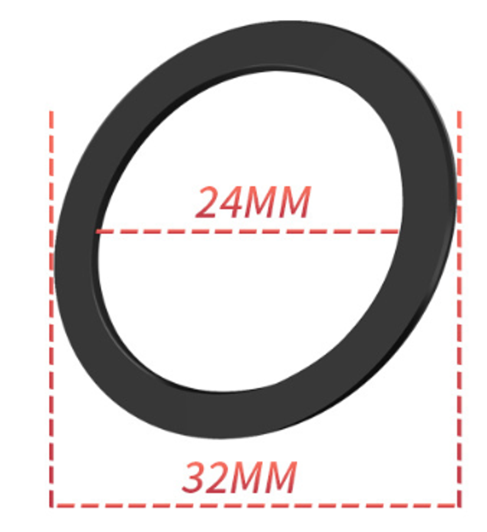 Проставочное кольцо  LEBYCLE 1 мм. на вал системы SHIMANO BB86 91 92 52GXP24mm