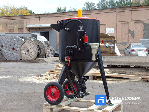 Дробеструйный аппарат PST-PS-160-3 с ДУ и влагоотделителем