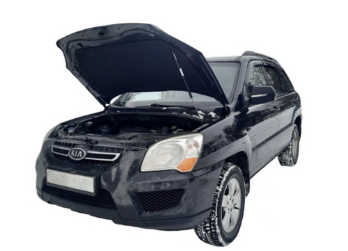 Амортизатор (упор) капота на Kia Sportage 10-10(с 2004 по 2010 г.в.только под 1,6)Autoinnovation