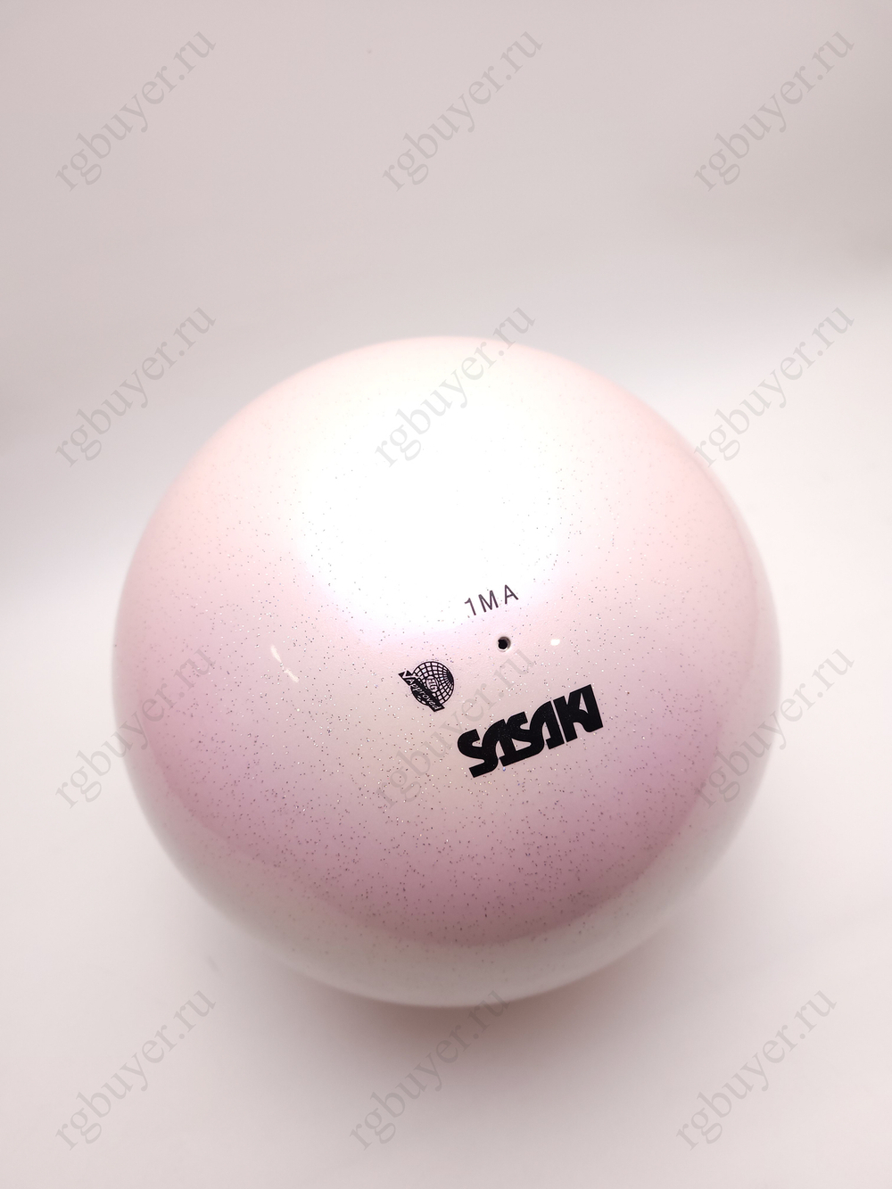 Мяч Sasaki 18,5 см серия "Аврора" Ледяной розовый ICP (Ice Pink)