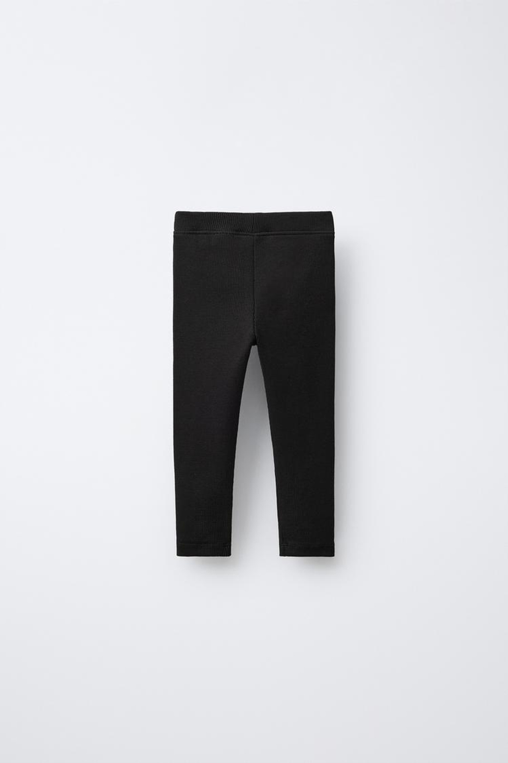 ZARA НАБОР ИЗ ДВУХ ЛЕГИНСОВ С ПРИНТОМ И ОДНОТОННЫХ, ЧЕРНЫЙ