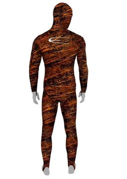 Гидрокостюм из лайкры Epsealon Rash Camo Brown Lycra