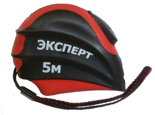 Рулетка "ЭКСПЕРТ" 7105, автоматическая фиксация, обрезиненный корпус, 5м(12шт/120шт)