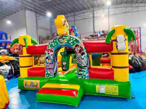 Коммерческий надувной батут "Сафари-экскурсия" без горки, 4*4*2,3 м