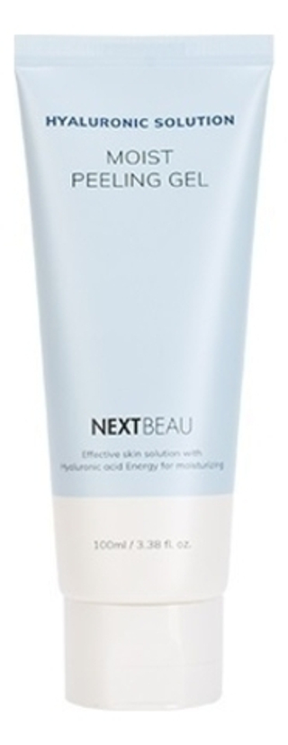 NEXTBEAU Гель отшелушивающий с гиалуроновой кислотой - Hyaluronic solution moist peeling gel, 100мл