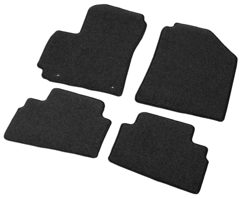 Коврики текстильные в салон автомобиля AutoFlex Standard для Kia Seltos 2020-н.в., графит, 4 части, 4280301