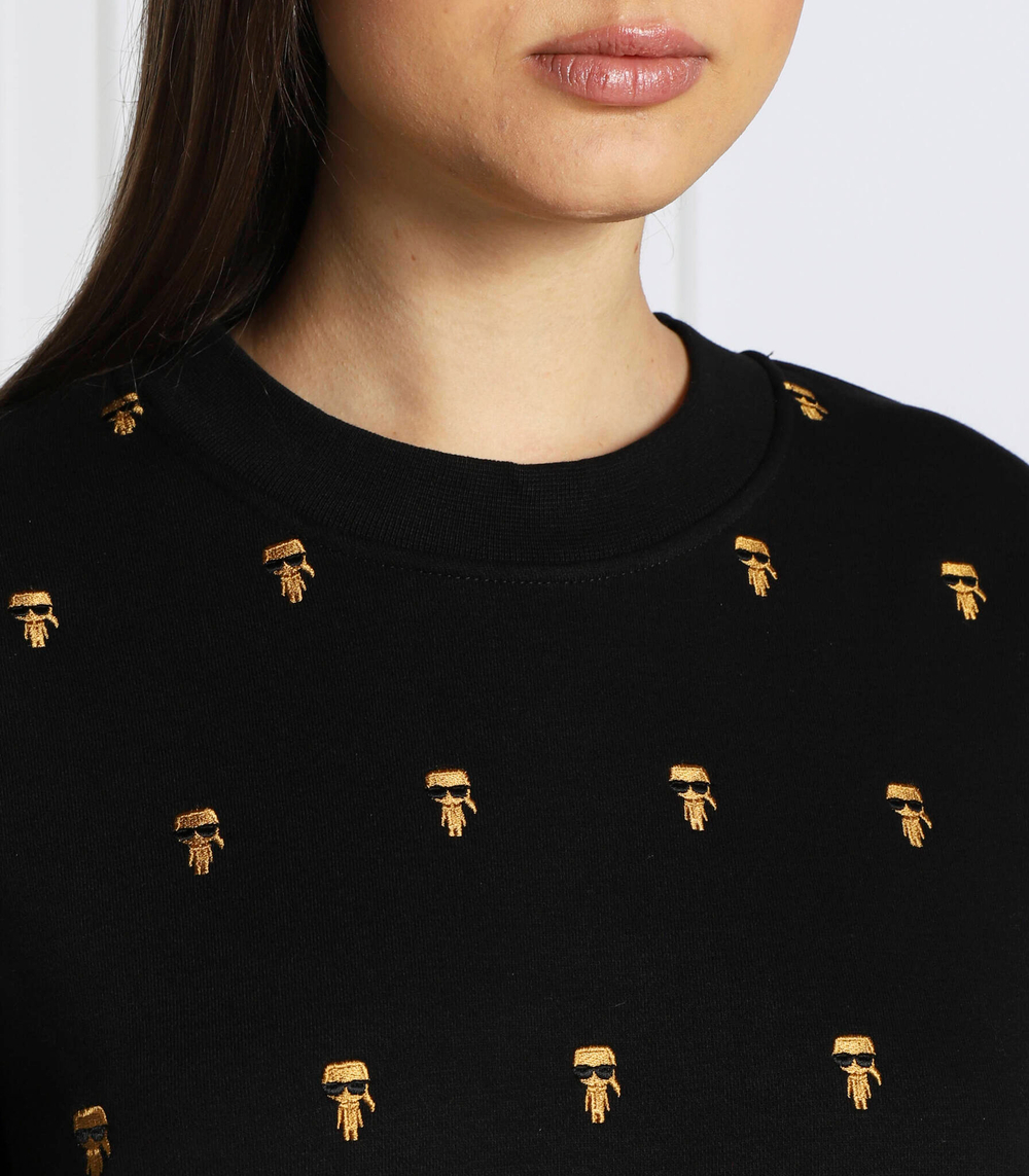 Худи aop ikonik embroidered Karl Lagerfeld - черный(226W1817)