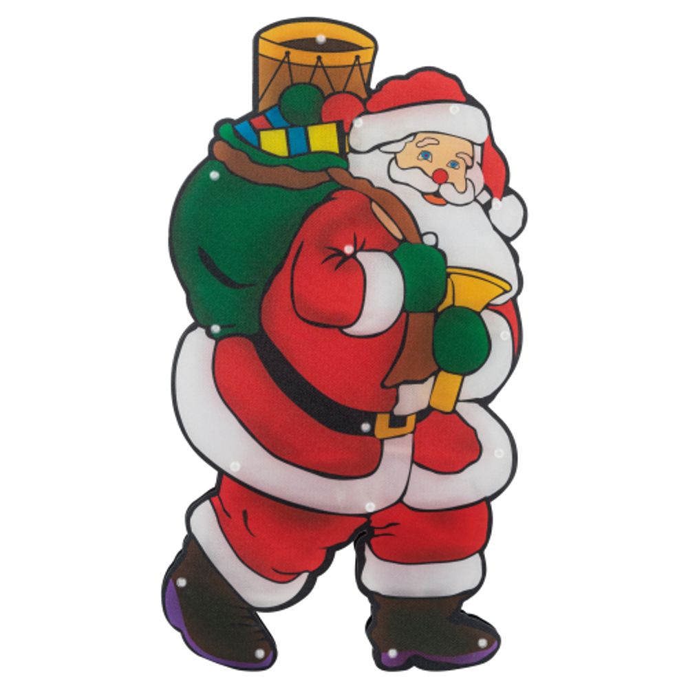 Светодиодная новогодняя фигура ЭРА ENGDS-16 Дед Мороз 20 LED 3*ААА | Фигуры