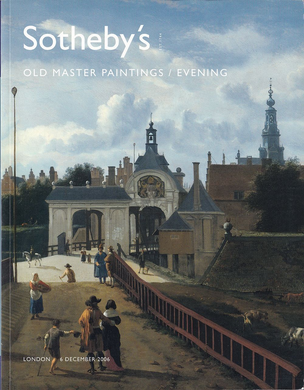 Каталог аукциона Sotheby's, Лондон, Живопись старых мастеров: вечерние торги от 6 декабря 2006 года
