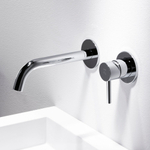 Смеситель для раковины Steinberg Серия 100 с керамическим картриджем, в комплекте со скрытым корпусом 1/2“, выступ 195мм, хром 100 1816