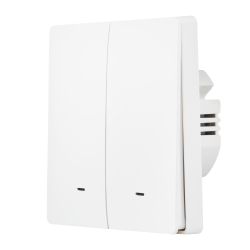 Комплект два умных двухклавишных выключателя HOMMYN 2SWZBNN02W