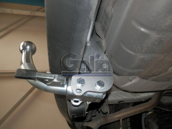 Фаркоп оцинкованный Galia F091C для Ford Focus хетчбек 2004-2011, 2011-, Ford C-MAX 2003-2011, 2011-(паспорт и сертификат в комплекте)(без электрики)