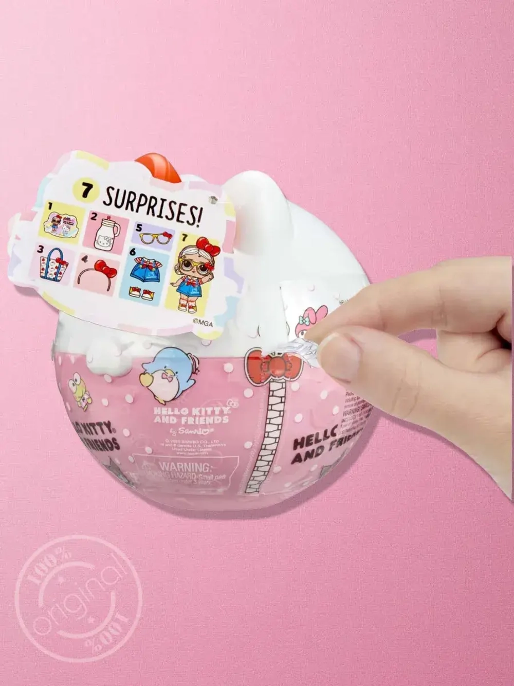 Кукла Лол Сюрприз мини в шаре Hello Kitty оригинал