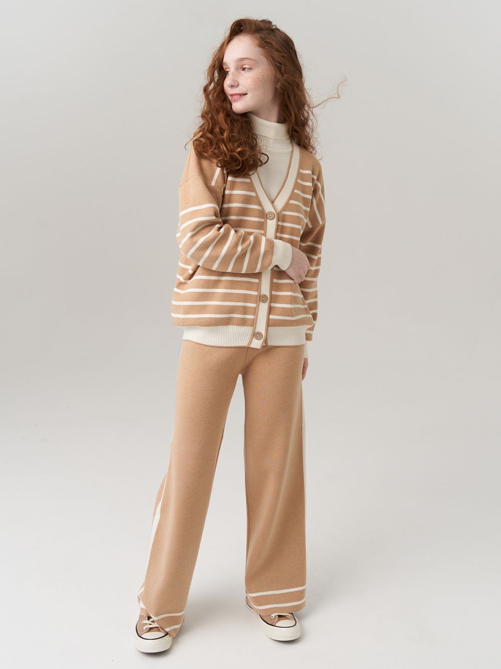 АТ570-1 Брюки для девочки сахара