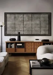 Постер Steady 140х70 см, чёрный, серый