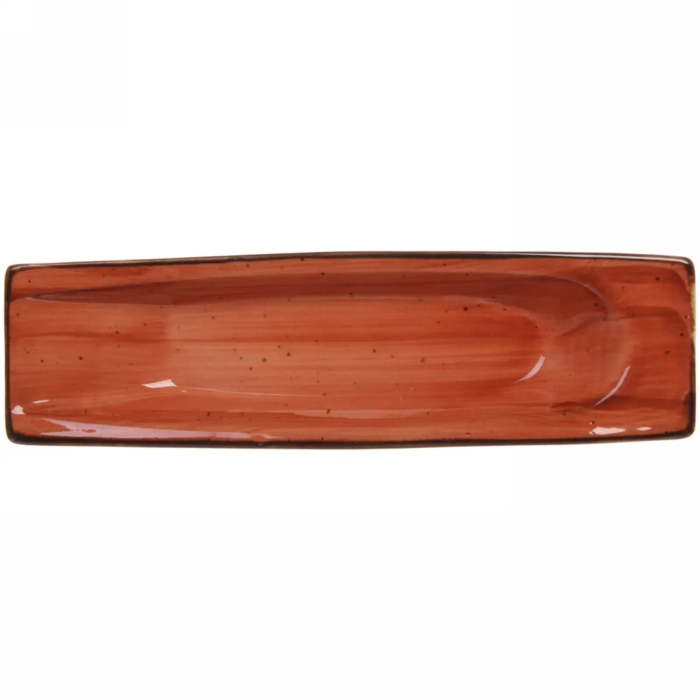 Тарелка керамическая «Corsica orange» сервировочная 26*7,5*3см