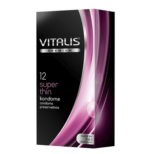 Презервативы Супер тонкие №12 Vitalis Premium Super thin