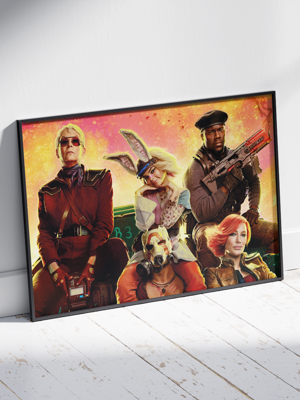 Постер плакат Герои Сидят Borderlands