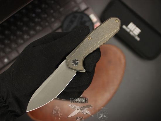 Складной нож WE Knife Mote 2005A c клинком из стали CPM-S35VN, рукоять титан