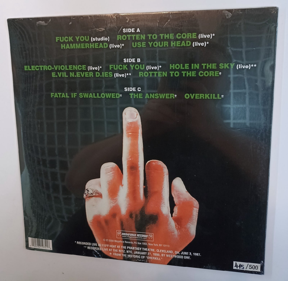 Overkill Fuck You And Then Some (US 2008)