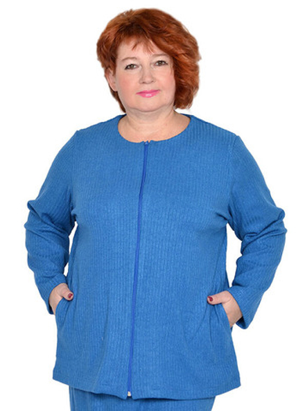 Жакет с молнией Каскад