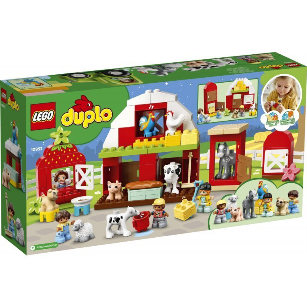 Конструктор LEGO DUPLO - Сарай, трактор и животные на ферме 10952 купить в  Москве | Доставка по России.