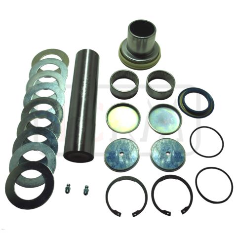 Ремкомплект шкворня MAN Ф2000 ТГМ TGA TGS TGX размеры 52-53 x 235 мм комплект на сторону 81442056037