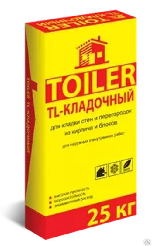 Смесь М-150 СЕРАЯ КЛАДОЧНАЯ TOILER 25 кг