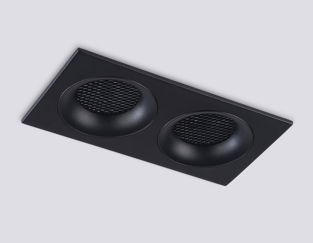 Светильник встраиваемый TN102734/2 BK черный GU5.3 175*92*23