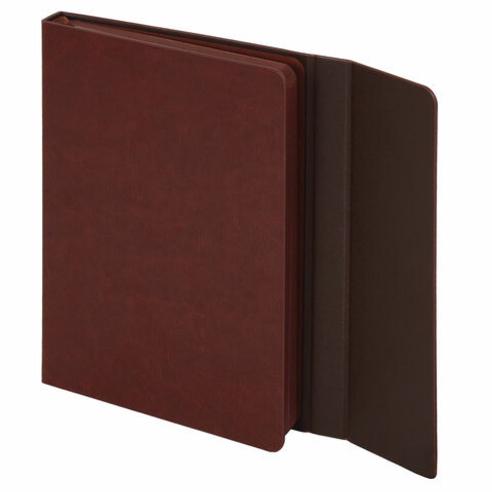 Ежедневник недатированный А5 (148х218 мм), GALANT "Magnetic", кожзам, магнитный клапан, 160 л., коричневый, 111880