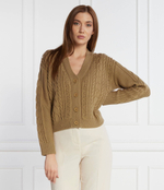 Хлопковый кардиган Max Mara Leisure - коричневый(334603366)