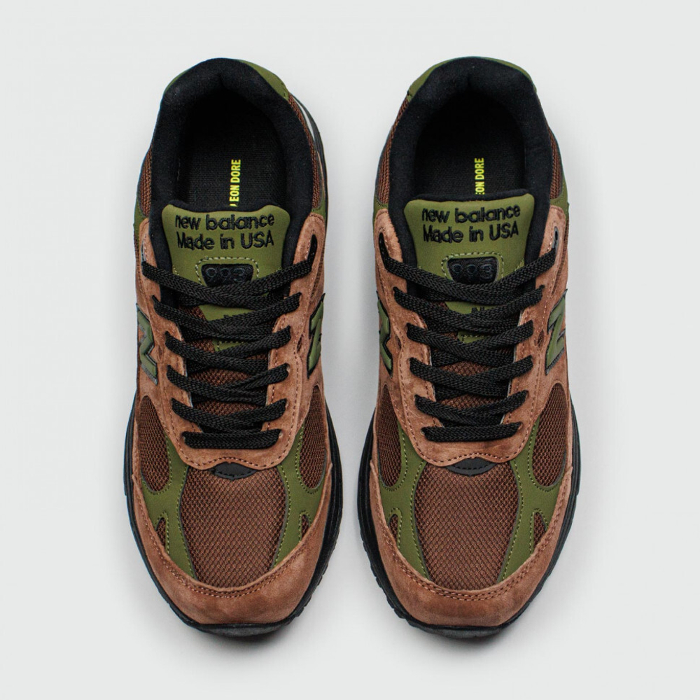 кроссовки New Balance 993 Brown Green