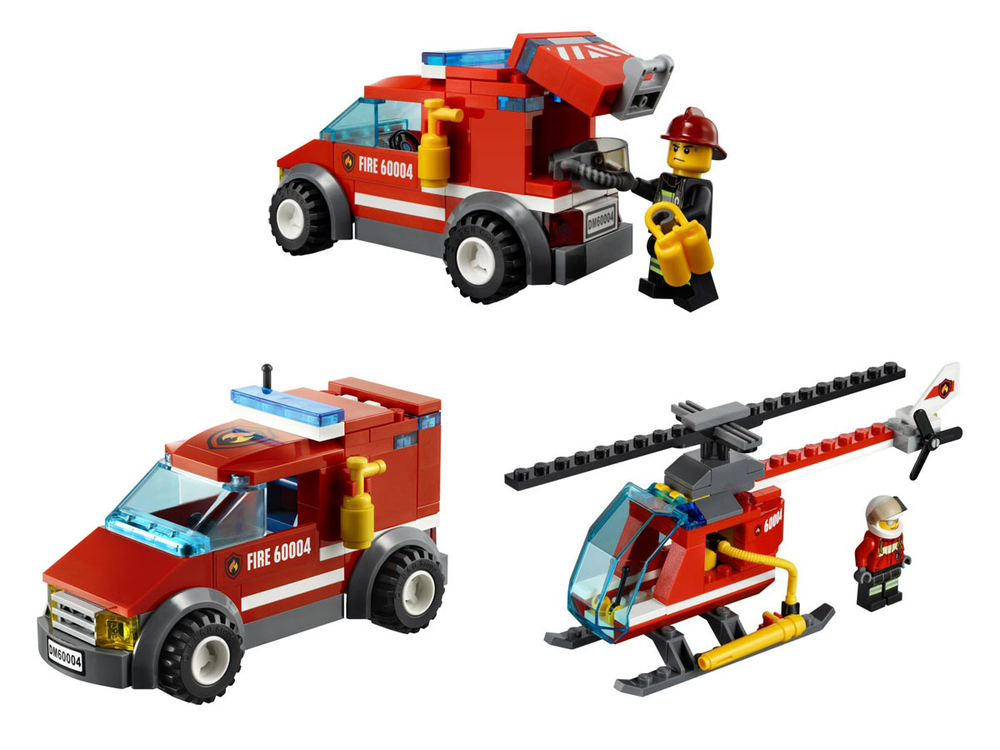 LEGO City: Пожарная часть 60004 — Fire Station — Лего Сити Город