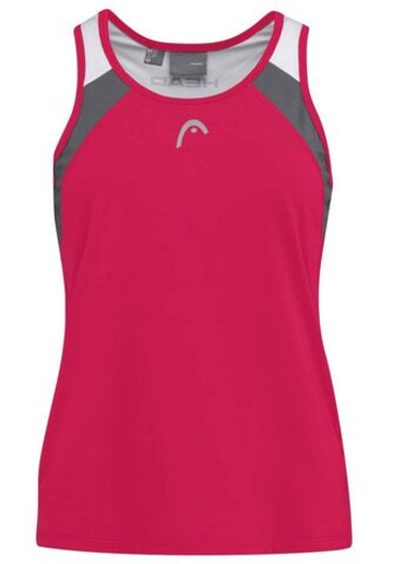 Женский топ теннисный Head Club 22 Tank Top W - Розовый