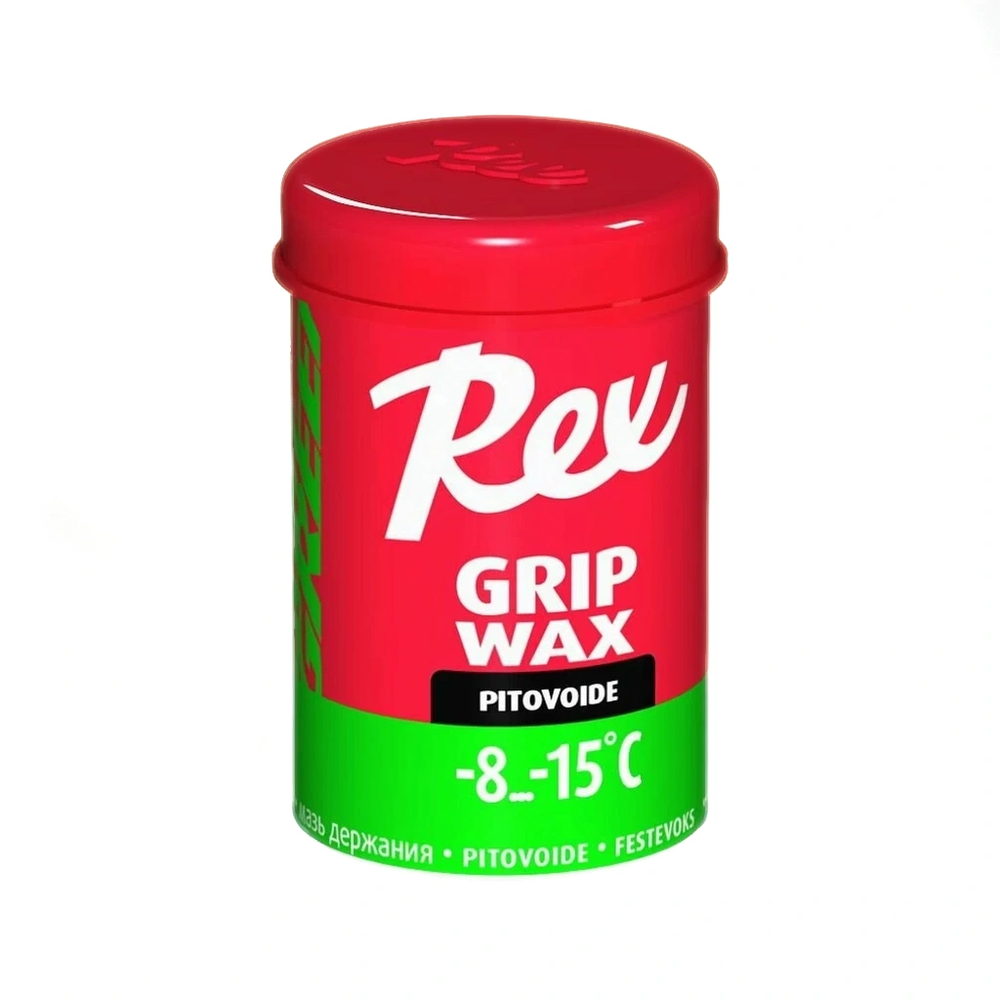 REX Мазь держания 105 GRIP WAX GREEN (-8...-15°C), 45 г.